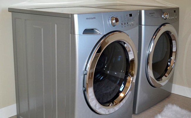 Washing machines on site